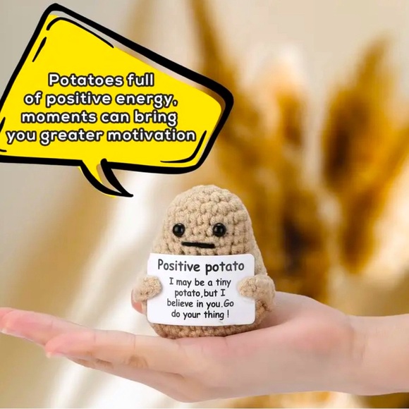 Positive Potato with motivational message - Picture 4 of 6